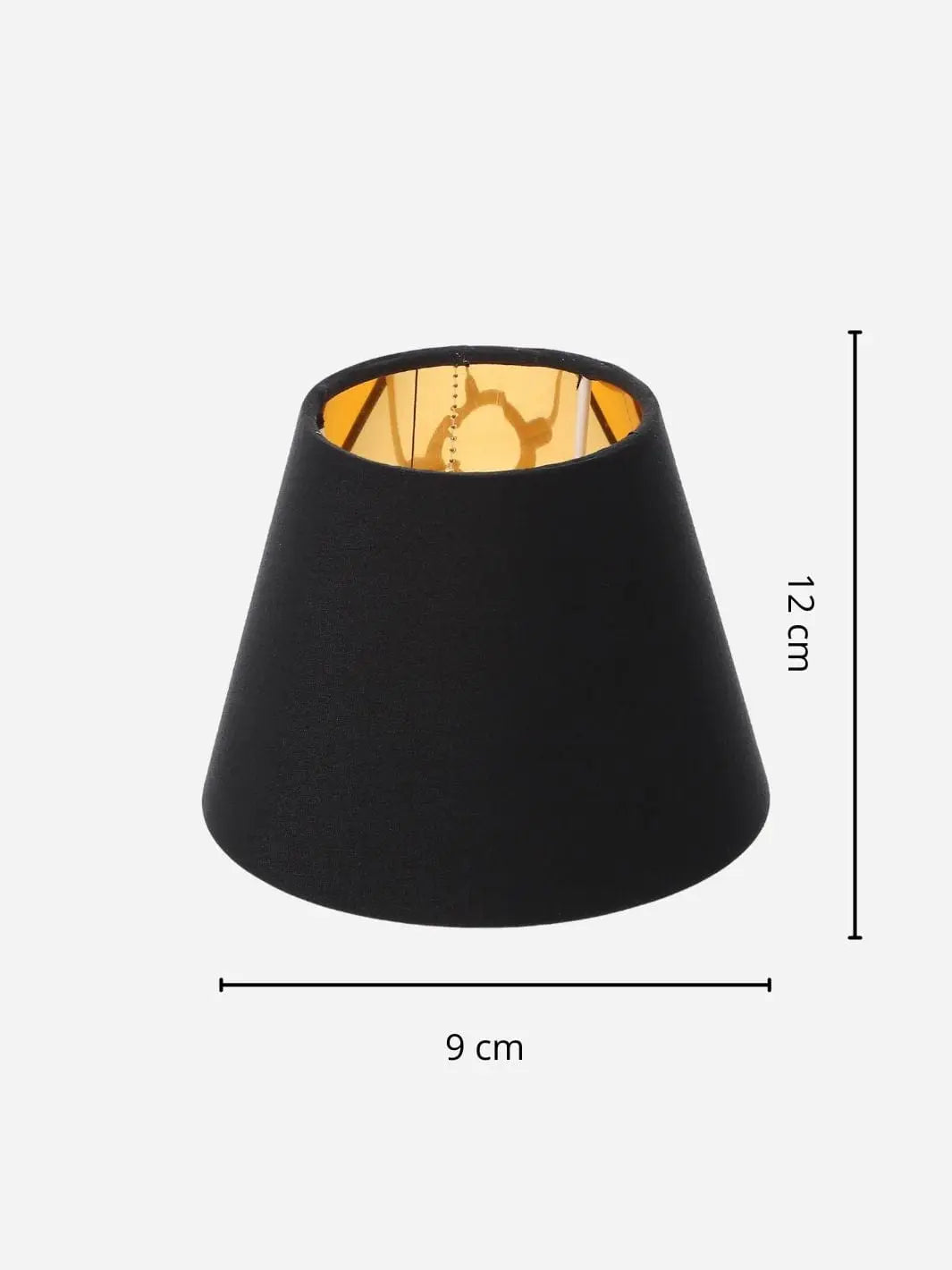 Abat jour lampe de chevet <br> Ebène et Or solampe.com