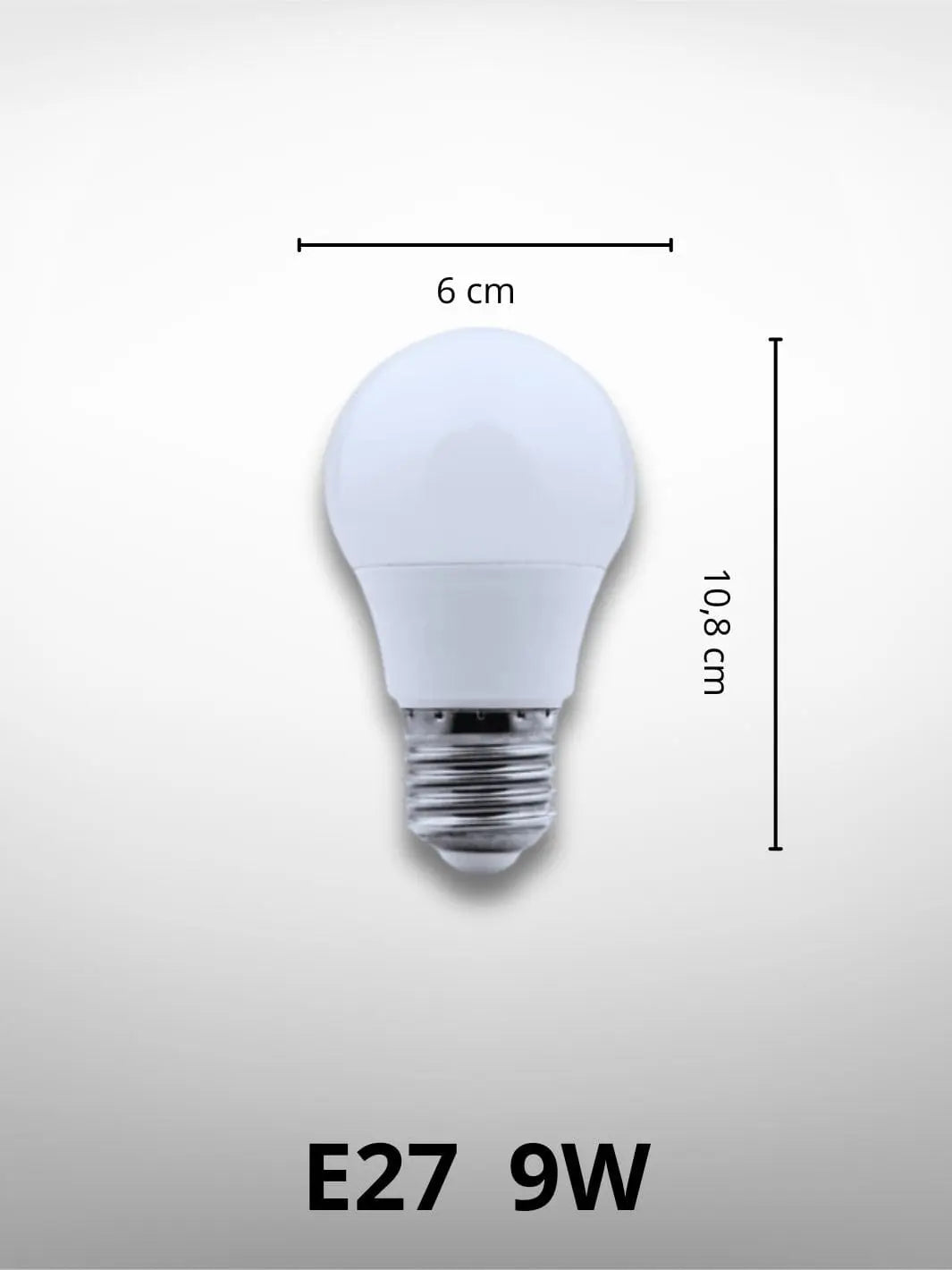 Ampoule LED <br> E27 Classique 9 W solampe.com