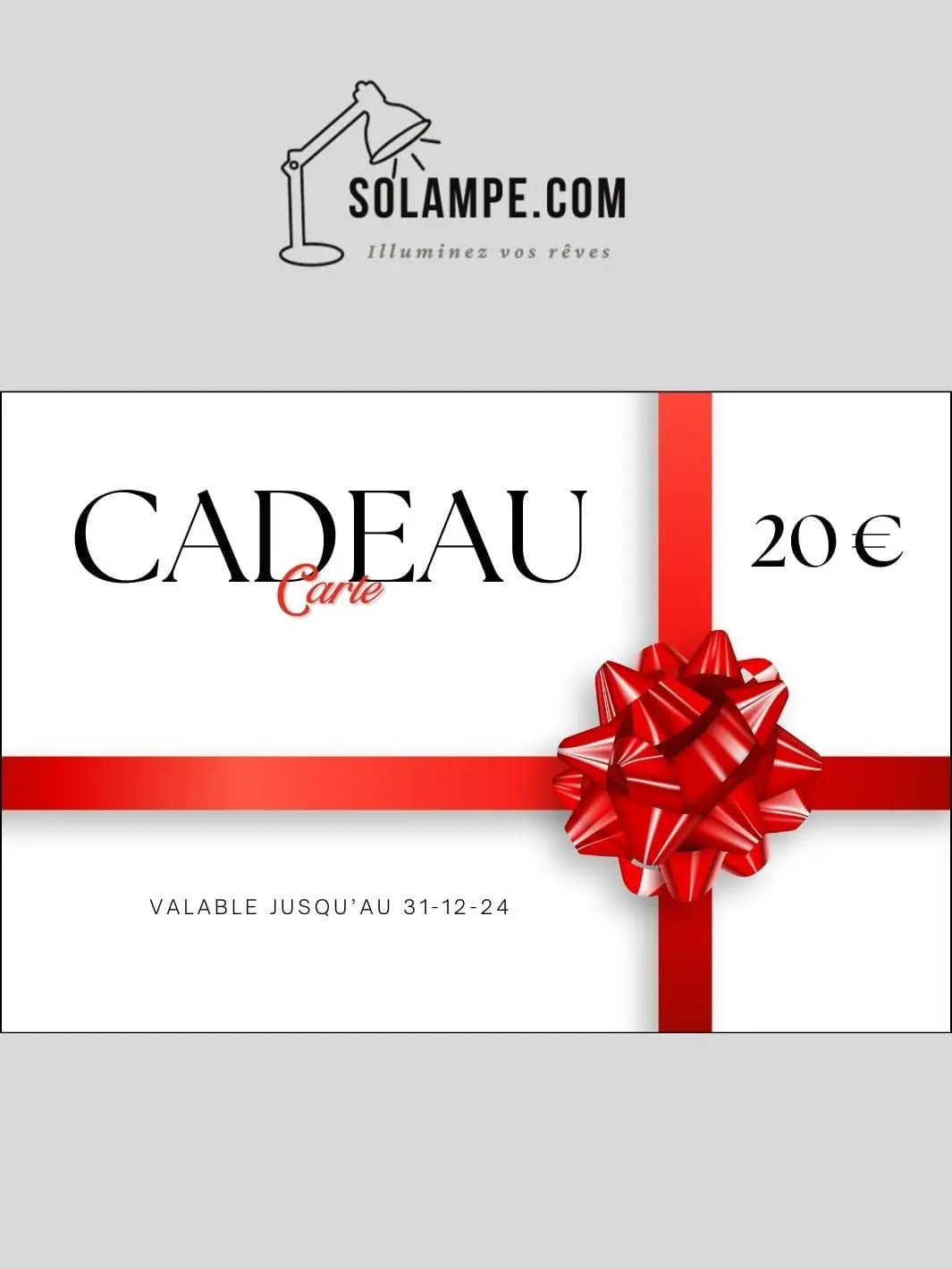 Carte Cadeau Solampe solampe.com