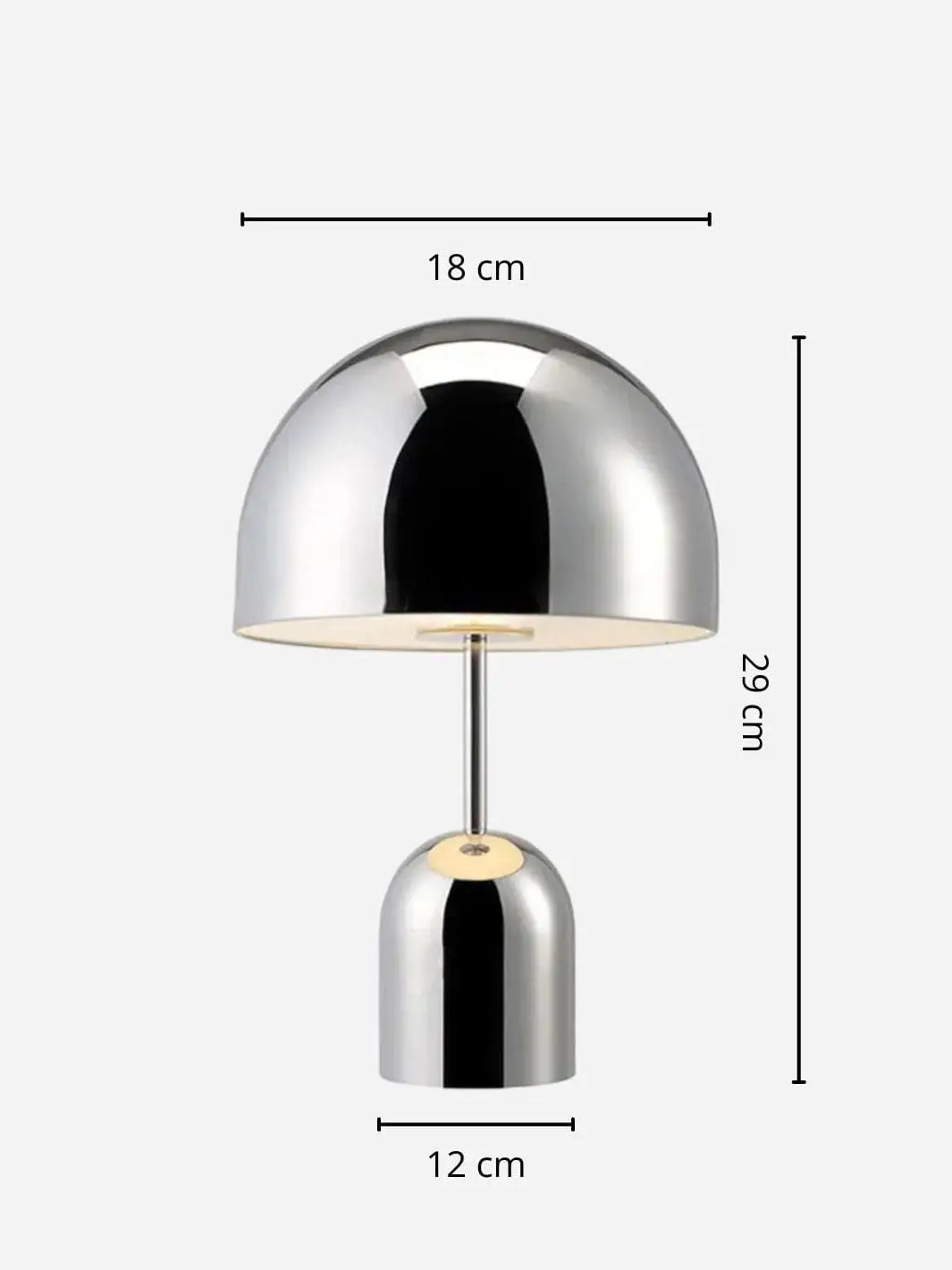 Lampe Led sans fil <br> la Douce Etreinte d'Argent solampe.com