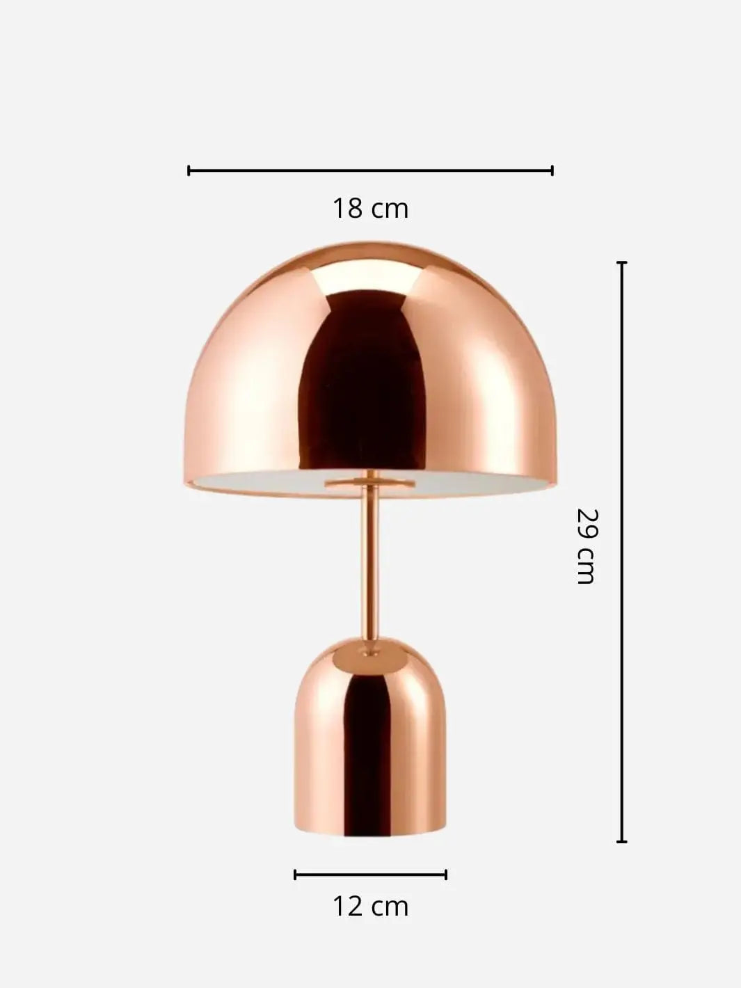 Lampe Led sans fil <br> la Douce Etreinte or rose solampe.com