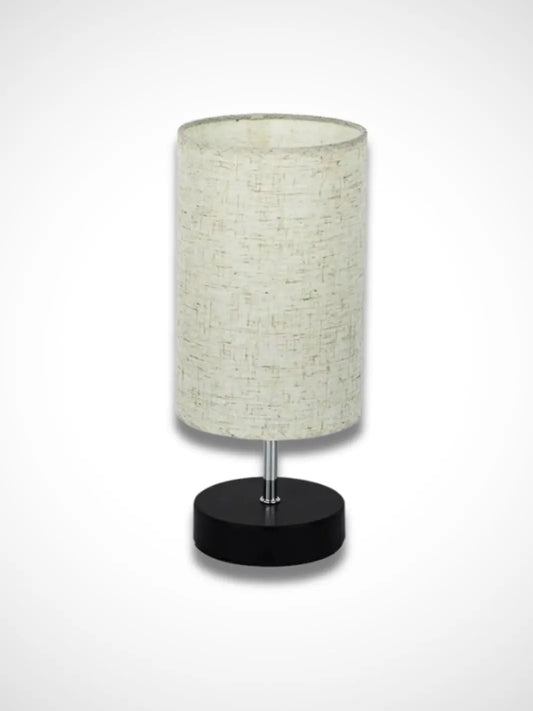 Lampe de chevet <br> Abat jour cylindrique noir solampe.com