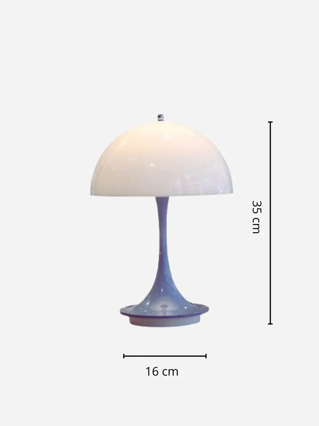 Lampe de chevet <br> Champignon gris solampe.com