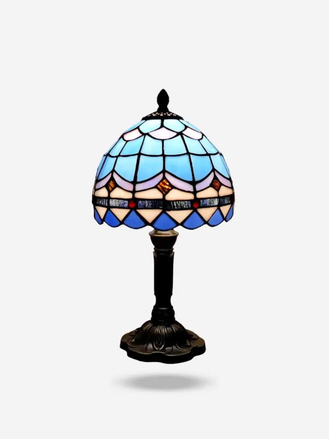 Lampe de chevet <br> Impériale bleue solampe.com