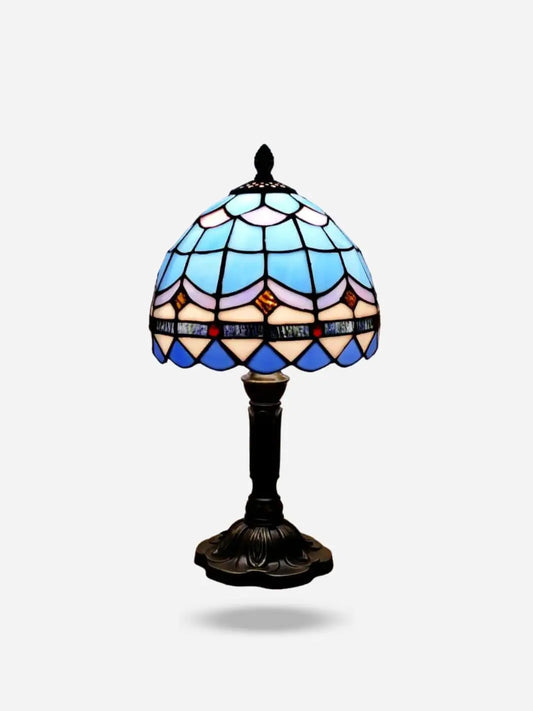 Lampe de chevet <br> Impériale bleue solampe.com