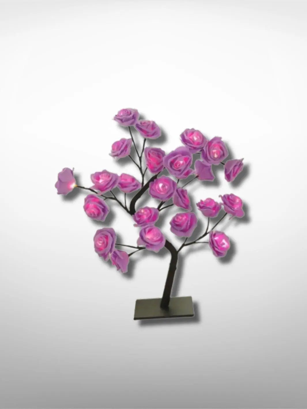 Lampe de chevet <br> L'arbre Fleuri Nuit mauve solampe.com