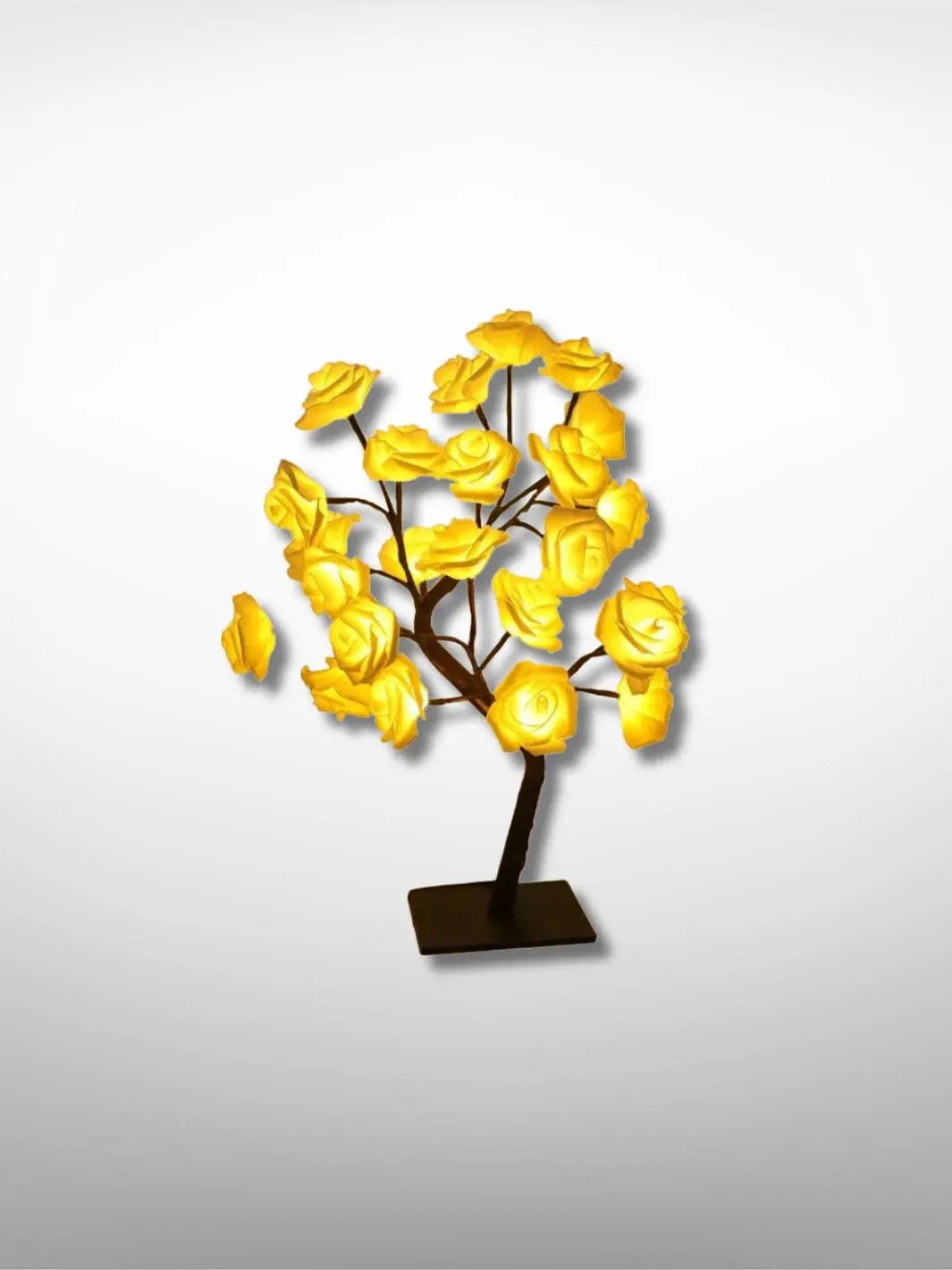 Lampe de chevet <br> L'arbre Fleuri jaune vif solampe.com