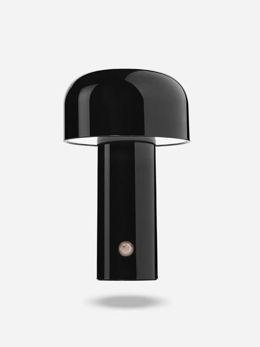 Lampe de chevet <br> Le Champignon tactile noir solampe.com