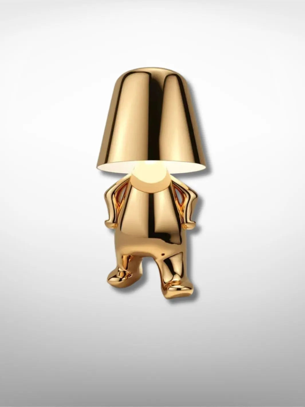 Lampe de chevet <br> Petit Bonhomme Doré Andrea solampe.com