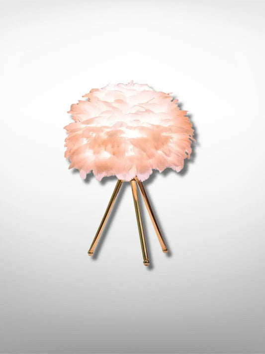 Lampe de chevet <br> Poids Plume Rose solampe.com