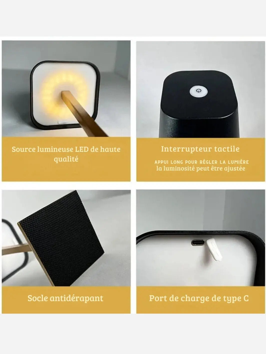 Lampe de chevet <br> Style Lanterne moderne solampe.com