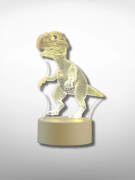 Lampe de chevet <br> illusion 3D Dinosaure solampe.com