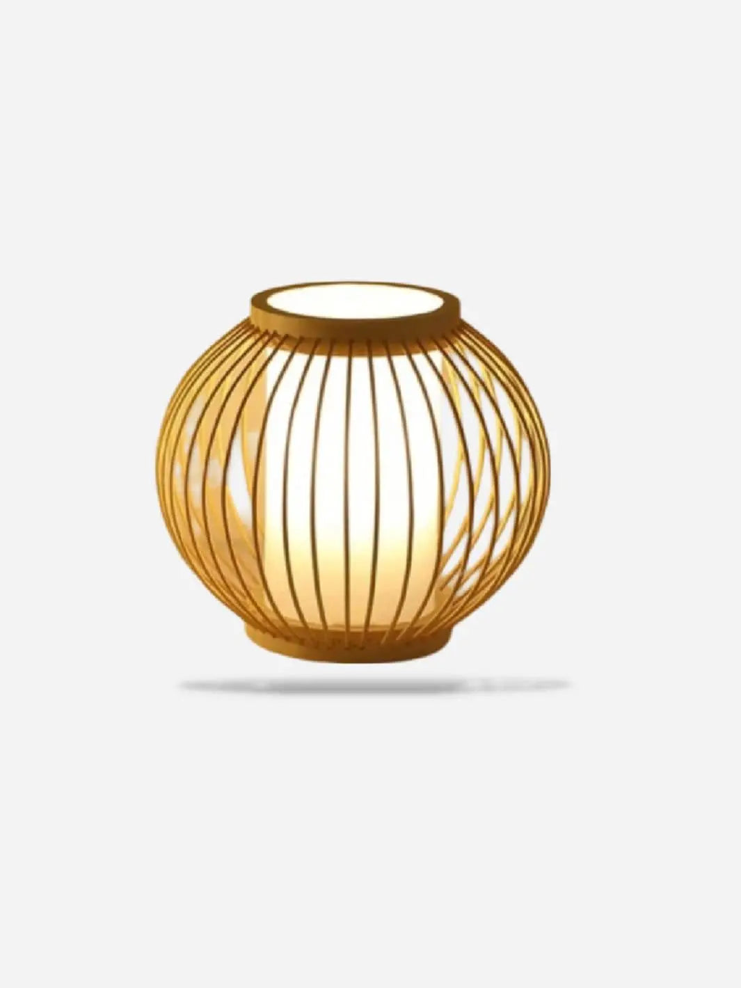 Lampe de chevet <br> la Boule de Bambou solampe.com