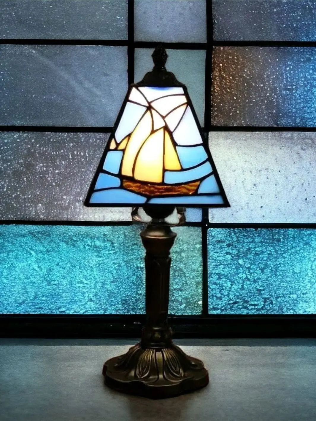 Lampe de chevet <br> la Lanterne Bleue solampe.com