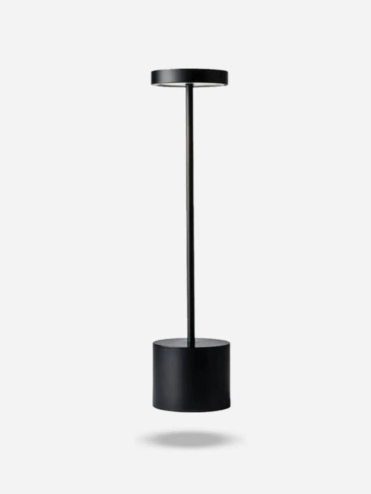 Lampe de chevet design sans fil noire solampe.com