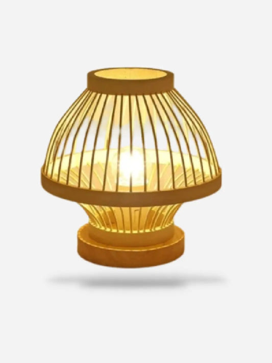 Lampe de chevet <br> le Globe de Bambou solampe.com