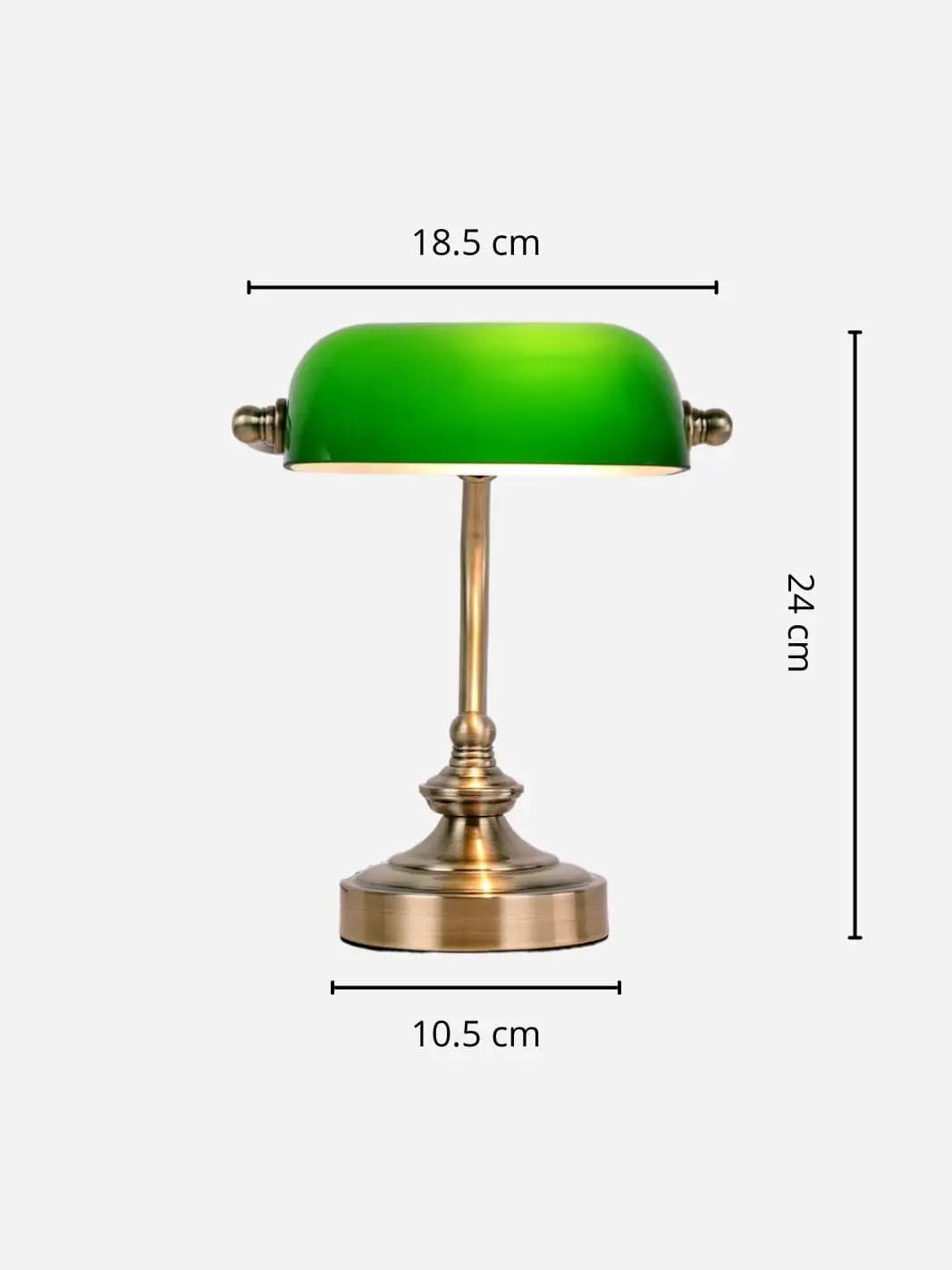 Lampe de chevet <br> rétro verte solampe.com