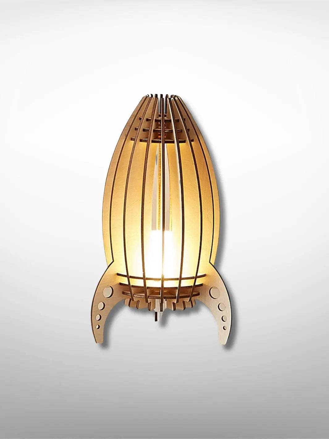 Lampe de chevet enfant <br> Fusée Ariane solampe.com