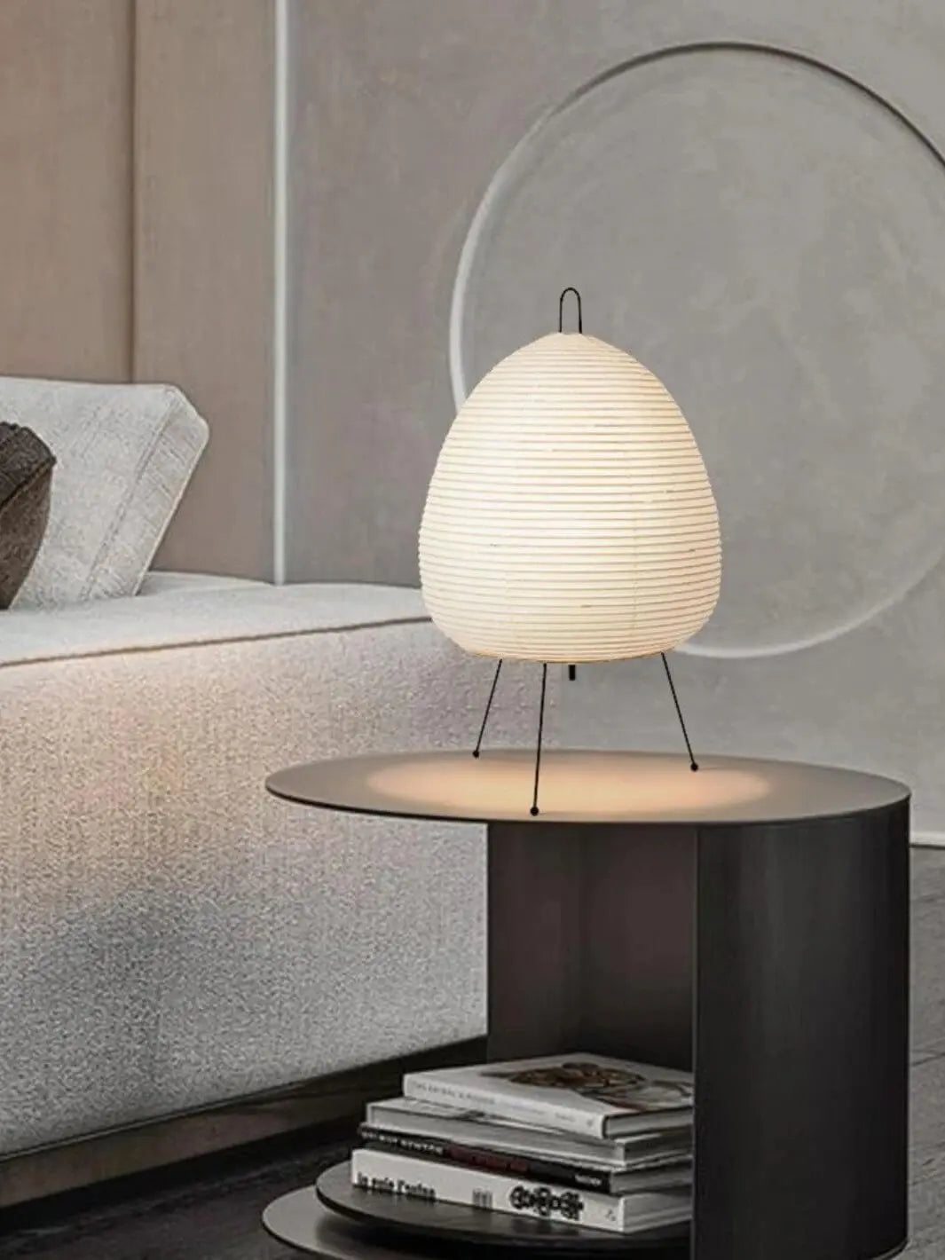 Lampe de chevet japonaise <br> papier de riz solampe.com