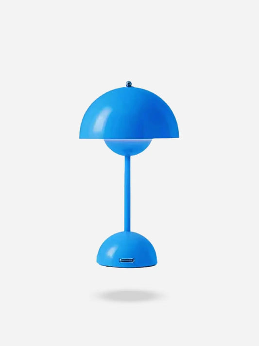 Lampe de chevet Led Florale Bleu