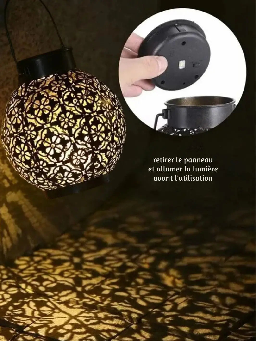 Lampe de chevet solaire <br> La LED décorative solampe.com