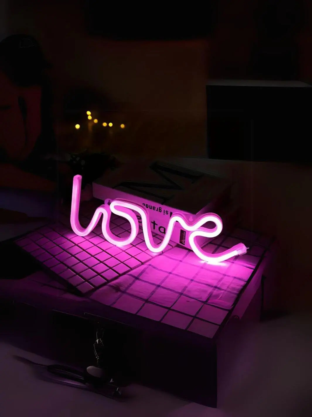 Néon Led <br> Lumineux Love solampe.com